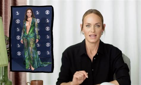 Amber Valletta Wore Jennifer Lopez's Iconic Versace Dress 'First'